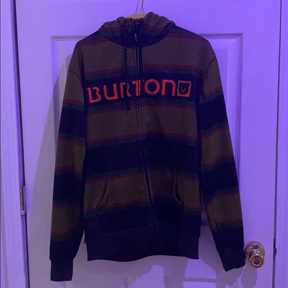 Burton zip up hoodie